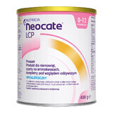 Neocate LCP, pour les nourrissons présentant une allergie aux protéines de lait de vache et une intolérance complexe, 0-12 mois, 400 g