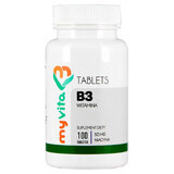 MyVita Vitamin B3, Niacin 50 mg, 100 Tabletten