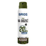 Bros, Kleiderspray gegen Zecken, DEET 20%, 90 ml