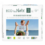 Eco By Naty, Bio-Einwegwindeln Größe 3, 4-9 kg, 50 Stück