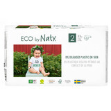 Eco By Naty, umweltfreundliche Wegwerfwindeln, Größe 2, 3-6 kg, 33 Stück