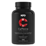 KFD Caffeine, cafeína 200 mg, 100 cápsulas