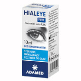 Hialeye Free 0.2%, moisturizing eye drops, 10 ml