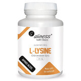 Aliness L-lysine, L-lysine 500 mg, 100 vegetable capsules