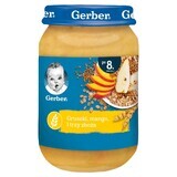 Gerber Dessert, Birne, Mango und drei Cerealien, nach 8 Monaten, 190 g