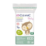 Cleanic Eco Baby Organic, cotons pour bébés et enfants, 60 pièces