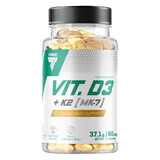 Trec Vit. D3 + K2 MK7, 60 Kapseln