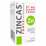 Zincas Forte 27 mg, 50 comprimés