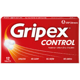 Gripex Control 500 mg + 50 mg, 12 Filmtabletten