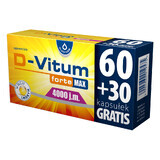 D-Vitum Forte Max 4000 IU, 60 Kapseln + 30 Kapseln gratis