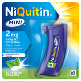 NiQuitin Mini 2 mg, 20 Lutschtabletten