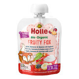 Holle, Fruchtmousse in der Tube, Tasty Turtle, Apfel, Birne mit Joghurt, ab 8 Monaten, 85 g