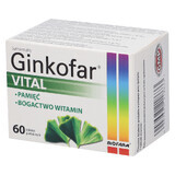 Ginkofar Vital, 60 film-coated tablets