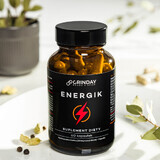 Grinday Energik, natural energizer, 60 capsules