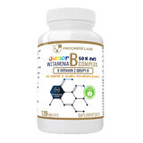 Progress Labs Vitamin B-Komplex Junior 50% RWS, Orangengeschmack, 120 Lutschtabletten