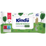 Kindii Natural Balance, Feuchttücher für Säuglinge und Kinder, 96 Stück