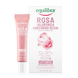 Equilibra Rosa, Rosenlifting-Augencreme, Hyaluronsäure, 15 ml