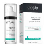 DrSkin Clinic, crème pour les yeux, rajeunissement, SYN-COLL peptides 3%, caféine 1%, 30 ml