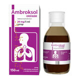 Ambroxol Orifarm 30 mg/5 ml, Sirup, Bananengeschmack, 150 ml