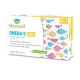 Naturell Omega-3 Baby, für Säuglinge ab 6 Monaten, 40 Kapseln mit Drehverschluss