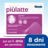 Humana Piulatte, für stillende Frauen, 5 g x 8 Portionsbeutel