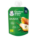 Gerber Bio-Dessert in der Tube, Birne, nach 4 Monaten, 80 g