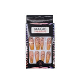 Set of 12 False Nails with Natural Appearance, Magic Fingertips, 05