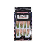 Set of 12 False Nails with Natural Appearance, Magic Fingertips, 06