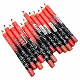 Set of 12 lip pencils, Miss Demi, 24H, Transfer resistant, B