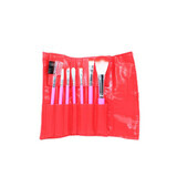 Set de 7 brochas de maquillaje, Fraulein, Rojo