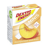 Dextro Minis Pfirsich Traubenzucker Tabletten, 50g, Dextro Energy