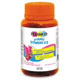 Gummibärchen mit natürlichem Vitamin D3, 60 Stück, Pediakid