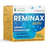 Reminax Activ Rehydratationssalze + Magnesium und Aminosäuren, 20 Beutel, Remedia