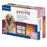 Antiparasitikum für Hunde 20-40 Kg Effitix L, 4 Pipetten, Virbac