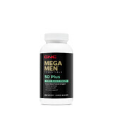 Gnc Mega Men 50 Plus One Daily, Complesso Multivitaminico per Uomini - Supporto per Occhi, Cuore e Cervello, 60 Tb