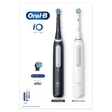 Elektrische Zahnbürste Oral B iO Series 4 Duo Schwarz/Weiß