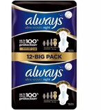 Always Ultra Extra Night Protection Pads 12 Stück