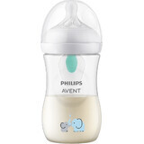 Biberon Natural Response de Philips Avent avec valve AirFree 260 ml, 1m+ éléphant