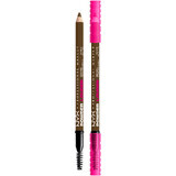 NYX Professional Makeup Powder Louder Brow Pencil Crayon à sourcils, brun doux