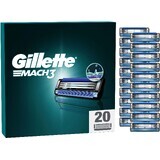 Gillette Mach3 têtes de rasage de remplacement pour hommes 20 pièces