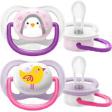 Philips Avent Ultra chupete de aire para mascotas 0-6m niña 2 pcs