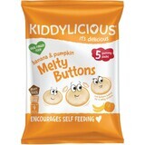 Kiddylicious Obst- und Gemüsebuttons Banane mit Kürbis 5 x 6 g