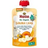 Holle Bio-Püree, Banana Llama, Banane, Apfel, Mango und Aprikose 100 g