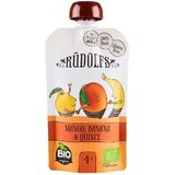 Rudolfs Organic Fruit gluten free Mangue, banane et coing 110 g