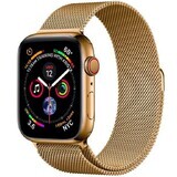 Coteetci magnetisches Stahlband für Apple Watch 42/44mm gold