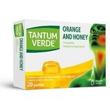 Tantum Grüne Orange und Honig 20 Tabletten