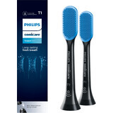 Philips Sonicare TongueCare+ Zungenpflege+ schwarz HX8072/11 Zungenkappe 2 Stück