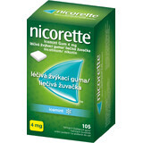 Nicorette Icemint Gum 4mg medicinal chewing gum 105 pieces