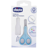 Chicco Schere mit runder blauer Spitze