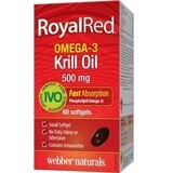 Webber Naturals Omega 3 Royal Krill Oil IVO cert. 500 mg, 60 Kapseln